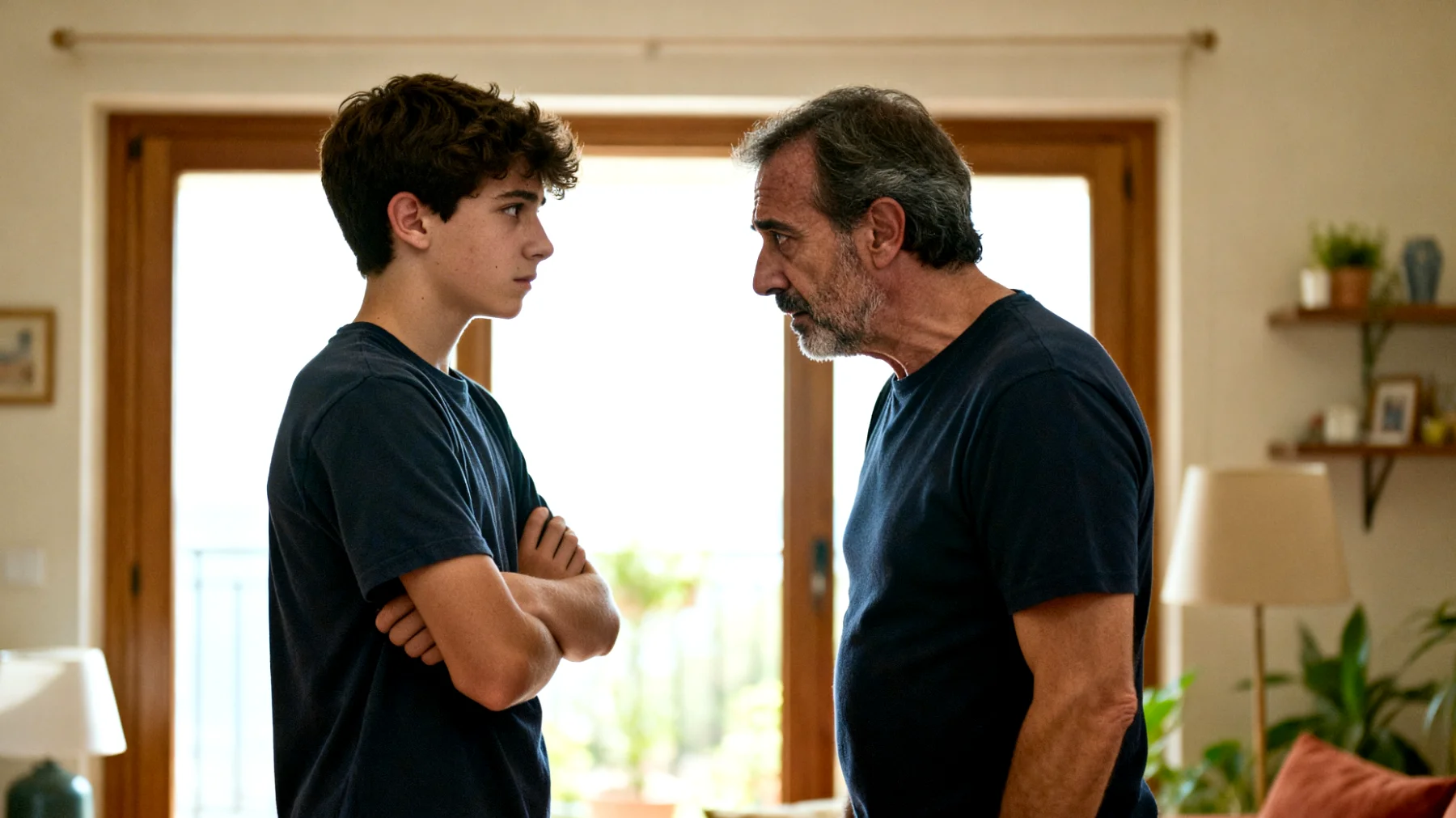 Il papà fatica a gestire i comportamenti oppositivi e ribelli del figlio adolescente, che sfida sistematicamente le regole, risponde in modo aggressivo e rifiuta qualsiasi forma di autorità paterna, creando tensioni quotidiane e un clima familiare sempre più conflittuale."
