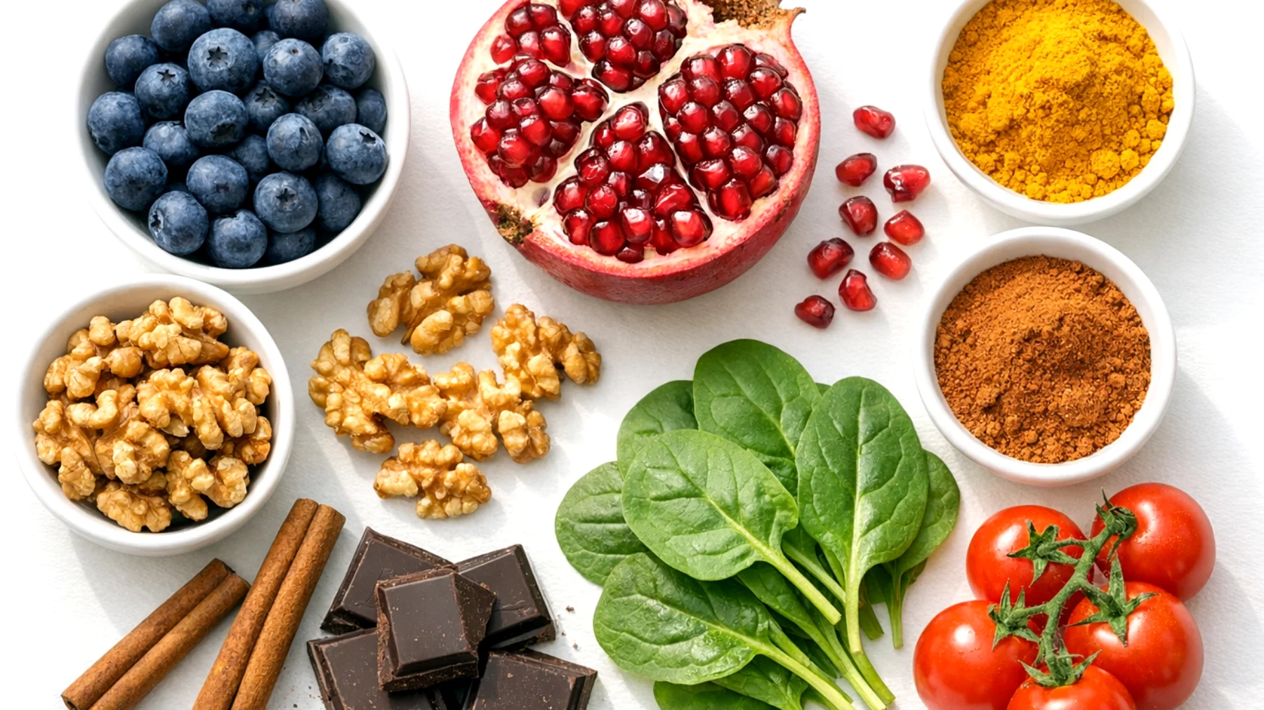 Gli antiossidanti presenti negli alimenti: la proprietà benefica degli alimenti antiossidanti che pochi conoscono e come questi nutrienti agiscono in profondità per proteggere cellule e tessuti dai danni dei radicali liberi, rallentando l'invecchiamento e riducendo il rischio di malattie croniche."